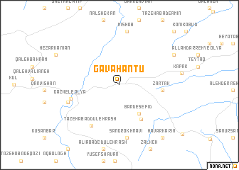 map of Gāvāhantū