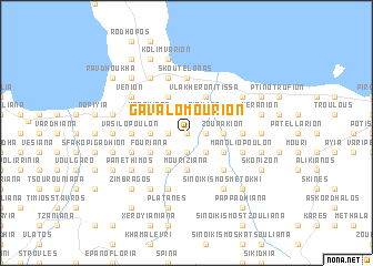 map of Gavalomoúrion