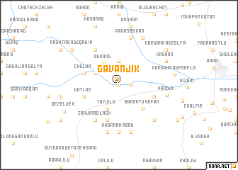 map of Gavanjīk