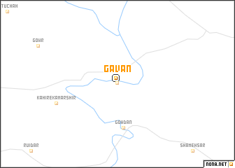 map of Gavan