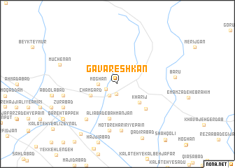 map of Gavāreshkan