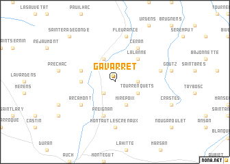 map of Gavarret