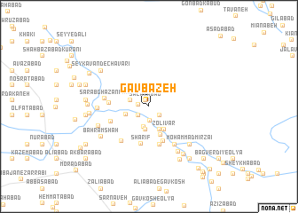 map of Gāv Bāzeh