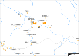 map of Gāvchāh