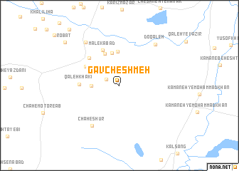 map of Gāv Cheshmeh