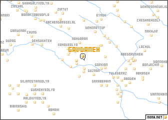 map of Gāv Dāneh