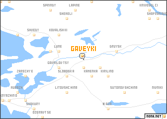 map of Gaveyki