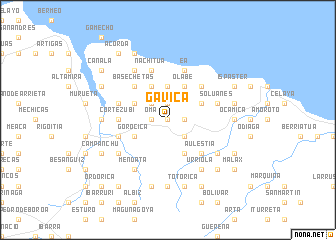 map of Gavica