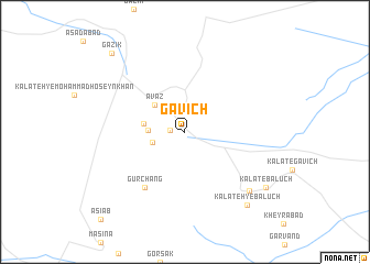 map of Gāvīch