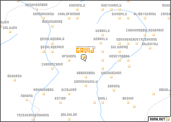 map of Gavīj