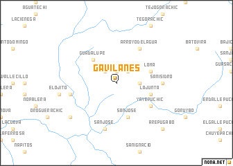 map of Gavilanes