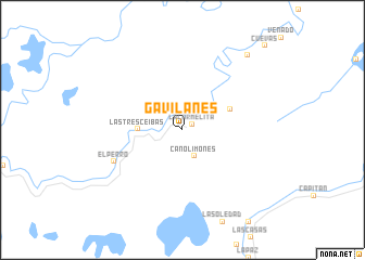map of Gavilanes