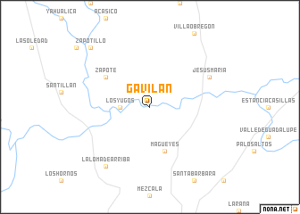 map of Gavilán