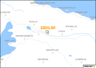 map of Gavilán