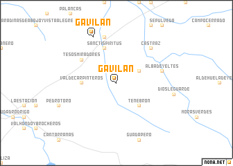 map of Gavilán