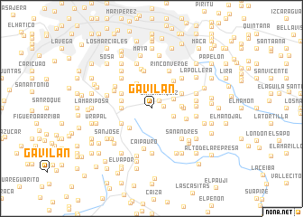 map of Gavilán