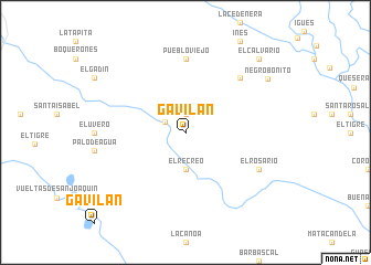 map of Gavilán