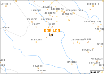 map of Gavilán