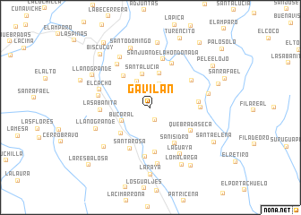 map of Gavilán