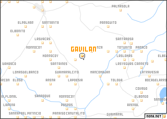 map of Gavilán