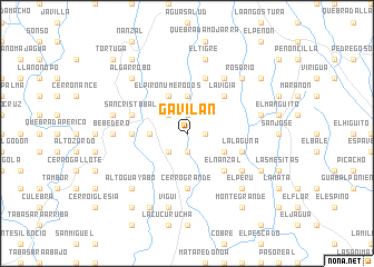 map of Gavilán