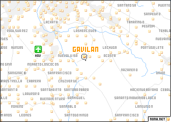 map of Gavilán