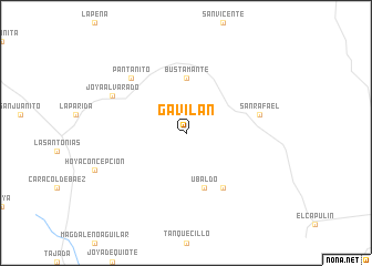 map of Gavilán