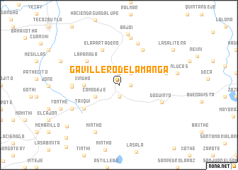 map of Gavillero de la Manga