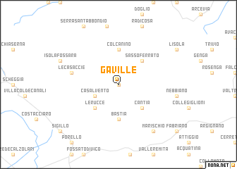 map of Gaville