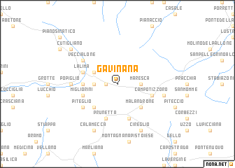 map of Gavinana