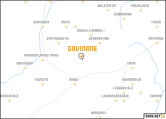 map of Gavinané