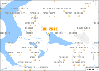 map of Gavirate