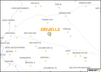 map of Gāvjellū