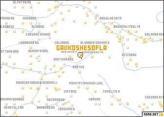 map of Gāv Kosh-e Soflá