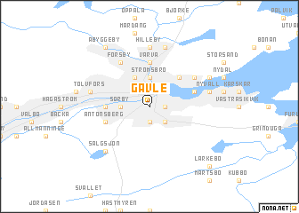 map of Gävle