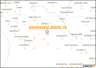 map of Gāvmīsh Owlan-e ‘Olyā