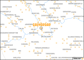 map of Gāv Mordār