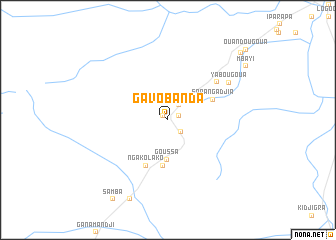 map of Gavobanda