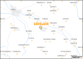 map of Gavojdia