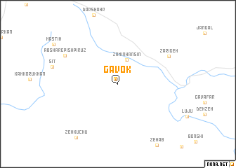 map of Gavok