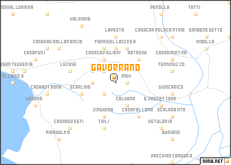 map of Gavorrano