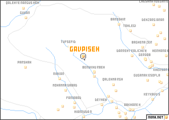 map of Gāv Pīseh