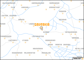 map of Gavrákia