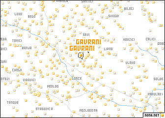 map of Gavrani