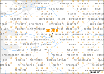 map of Gavre