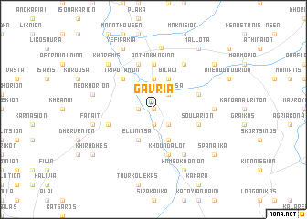 map of Gavriá