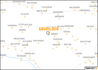 map of Gavrilova