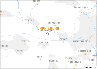 map of Gavrilovka