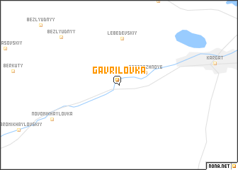 map of Gavrilovka