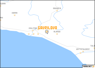 map of Gavrilovo